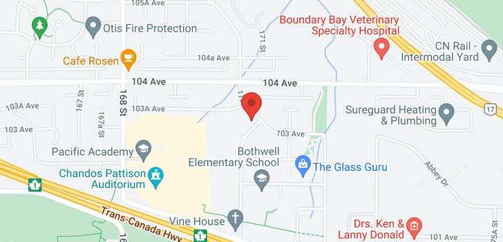 map of 10315 170A STREET